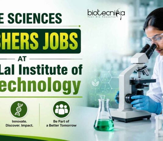 Life Sciences Freshers Jobs at Dr. B. Lal Institute of Biotechnology