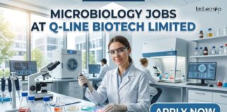 Microbiology Jobs at Q-Line Biotech Limited | Candidates Apply