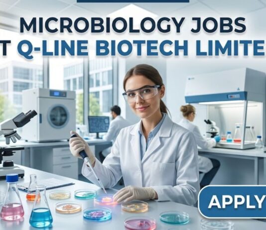 Microbiology Jobs at Q-Line Biotech Limited | Candidates Apply