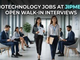 Biotechnology Jobs at JIPMER | Candidates Attend The Walk-in