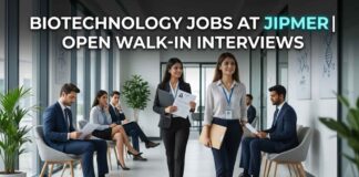 Biotechnology Jobs at JIPMER | Candidates Attend The Walk-in