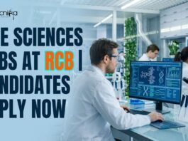 Life Sciences Jobs at RCB | Candidates Apply Now