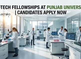 Punjab University JRF Recruitment 2026 – Biotech Fellowships Available, Apply Now Biotech Fellowships at Punjab University | Candidates Apply Now