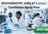 Biochemistry Jobs at Lonza | Candidates Apply Now