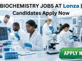Biochemistry Jobs at Lonza | Candidates Apply Now