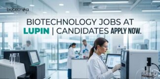 Biotechnology Jobs at Lupin | Candidates Apply Now