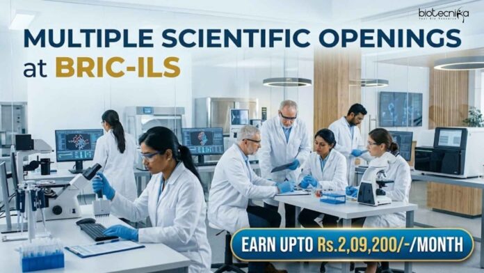 Multiple Scientific Openings at BRIC-ILS | Apply Now Multiple Scientific Openings at BRIC-ILS | Apply Now