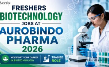 Freshers Microbiology Jobs at Aurobindo Pharma 2026 | Trainee | Apply Now Biotech Freshers Job at Aurobindo Pharma | Candidates Apply Now