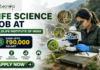 Wildlife Institute of India Recuitment 2026: Life Science Job with ₹90,000 Salary – Apply Before Deadline! Wildlife Institute of India Recuitment 2026 Life Science Job with ₹90,000 Salary – Apply Before Deadline! Featured banner for “Life Science Job at Wildlife Institute of India” featuring the Biotecnika logo at the top, a wildlife researcher conducting field-based biological research with a microscope in a natural forest setting, wildlife visuals including animals and biodiversity elements, a salary highlight showing “Earn Upto ₹90,000,” conservation and ecological research-themed graphics, and a bold “Apply Now” button at the bottom.