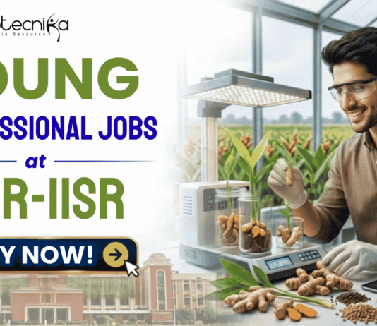 Young Professional Jobs at ICAR-IISR | Biotech & Bioinformatics Experts Earn ₹42,000/Month! Young Professional Jobs at ICAR-IISR | Biotech & Bioinformatics Experts Earn ₹42,000/Month!