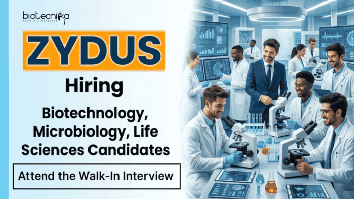 Zydus (1) Life Sciences Jobs at Zydus Lifesciences Ahmedabad: Explore Zydus Career opportunities in Vaccine Manufacturing, QC, and Biotech Roles.
