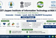 Exclusive Call for Proposals for BioNEST- Jaypee Institute of Information Technology Incubation 2026 | Innovators, Researchers, Students & Entrepreneurs Apply