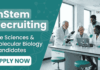 inStem Recruitment 2026 Announced. Apply for Life Sciences Vacancy and build your Career in Molecular Biology.