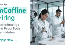 Biotechnology Jobs at mCaffeine – B.Tech / M.Tech Candidates Apply Now Apply for Project Manager NPD roles at mCaffeine, Mumbai: B.Tech / M.Tech Candidates explore Biotechnology and Food Tech Jobs.
