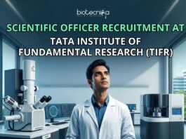 ₹1,18,110 Salary! Scientific Officer Recruitment At Tata Institute of Fundamental Research (TIFR). Latest Life Science Jobs 2026