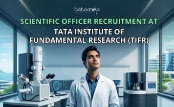 ₹1,18,110 Salary! Scientific Officer Recruitment At Tata Institute of Fundamental Research (TIFR) ₹1,18,110 Salary! Scientific Officer Recruitment At Tata Institute of Fundamental Research (TIFR). Latest Life Science Jobs 2026