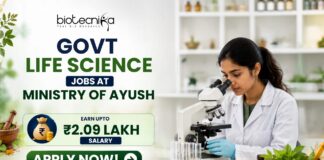 ₹2.09 Lakh Salary Govt Jobs at Ministry of AYUSH for Life Science Candidates Apply Now