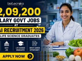 FSSAI Careers 2026 announced Group A & C vacancies including Joint Director Job. Apply now for a Govt Life Science Job and explore opportunities for life science graduates