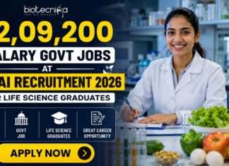 ₹2,09,200 Salary Govt Jobs at FSSAI Recruitment 2026 for Life Science Graduates FSSAI Careers 2026 announced Group A & C vacancies including Joint Director Job. Apply now for a Govt Life Science Job and explore opportunities for life science graduates