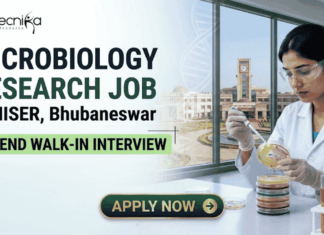 ₹30,000/Month Microbiology Research Job at NISER | Attend Walk-In Interview ₹30,000Month Microbiology Research Job at NISER Attend Walk-In Interview