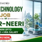 Apply for CSIR-NEERI Careers Senior Project Associate Job with ₹42,000 salary plus HRA. Excellent Biotechnology Job.
