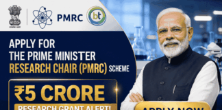 ₹5 Crore Research Grant Alert! Apply for The Prime Minister Research Chair (PMRC) Scheme 2026 (1)