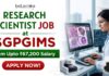 ₹67,200 Salary Project Research Scientist Job at SGPGIMS – Apply Online Here Apply for SGPGIMS Careers Project Research Scientist Job with salary up to ₹67,200 per month. Life Science Research Job