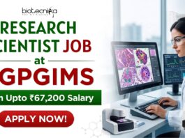 ₹67,200 Salary Project Research Scientist Job at SGPGIMS – Apply Online Here Apply for SGPGIMS Careers Project Research Scientist Job with salary up to ₹67,200 per month. Life Science Research Job