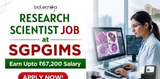 Apply for SGPGIMS Careers Project Research Scientist Job with salary up to ₹67,200 per month. Life Science Research Job