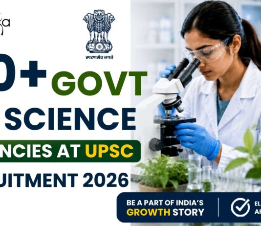 190+ Govt Life Science Vacancies at UPSC Recruitment 2026 | Apply Online 190+ Govt Life Science Job Vacancies at UPSC | Apply Online