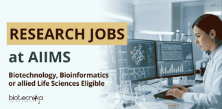 Research Jobs at AIIMS – Biotech, Bioinfo & Life Sciences Grads Eligible AIIMS Mangalagiri Project Associate Recruitment 2026. Explore Research Jobs in Life Sciences. Attend the Walk-In.