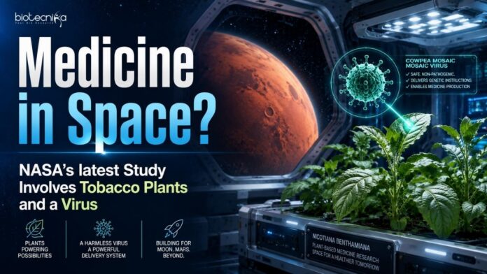 NASA-backed Researchers are Developing a Method to Produce Medicine in Space using Tobacco-Related Plants and a Harmless Virus.
