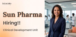 Biostatistics Jobs at Sun Pharma | Apply Online Now Explore Biostatistics Jobs at Sun Pharma and Apply for the Manager position in Gurgaon with a Focus on Clinical Trials & Upgrade your Career.