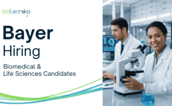 Biomedical Life Sciences Jobs at Bayer | Online Applications Apply for Biomedical Life Sciences Jobs at Bayer in Hyderabad and Explore Bioinformatics Career in R&D Sector.