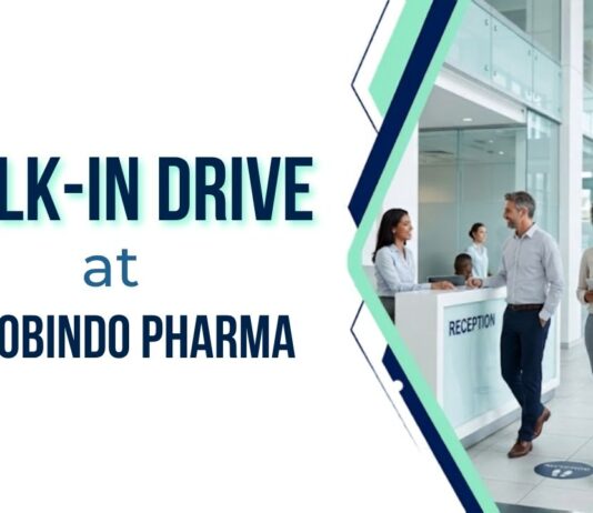 Walk-In Drive for Fermentation Roles. Biotechnology Candidates Jobs in Production under Aurobindo Careers.
