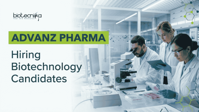 Biotechnology Jobs at Advanz Pharma Apply for ADVANZ PHARMA in Mumbai. Explore Biotechnology Jobs and Start your Career in Life Sciences in the Global Pharmaceutical Industry.