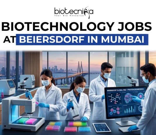 Biotechnology Jobs at Beiersdorf in Mumbai | Apply Now Biotechnology Jobs at Beiersdorf in Mumbai Apply Now