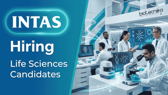 Apply for Intas Career in Ahmedabad. Biotechnology and Microbiology Jobs for Experienced Life Sciences Professionals.