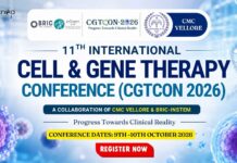 CGTCON 2026: Join the 11th International Cell & Gene Therapy Conference – CMC Vellore & BRIC-inStem Collab International Cell & Gene Therapy Conference 2026