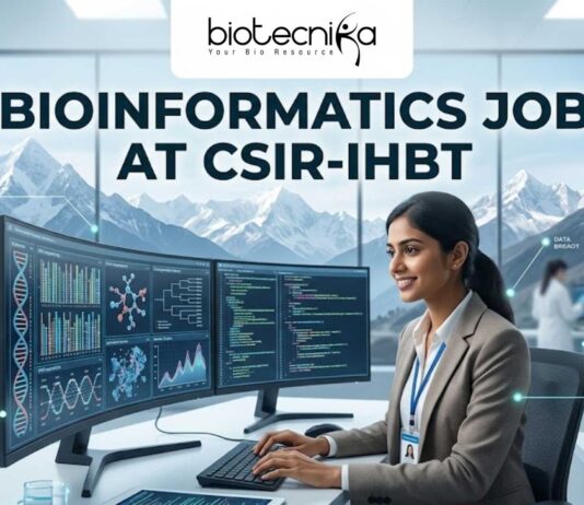 CSIR-IHBT Bioinformatics Jobs 2026 MSc Candidates Apply Online Here!