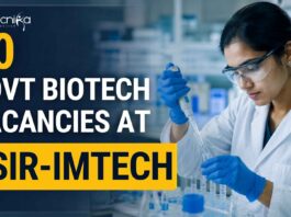 40 Govt Biotech Vacancies at CSIR-IMTECH | Research Careeers | Apply Now Multiple Govt Biotech Vacancies at CSIR-IMTECH