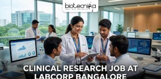Clinical Research Job at Labcorp Bangalore