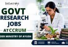 Earn Up to ₹1.78 Lakh/Month in Govt Research Jobs at CCRUM Under Ministry of AYUSH | Apply Now Earn Up to ₹1.78 Lakh/Month in Govt Research Jobs at CCRUM Under Ministry of AYUSH | Apply Now