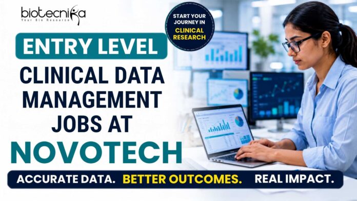 Entry Level Clinical Data Management Job at Novotech Life Science Graduates Apply Now Entry Level Clinical Data Management Job at Novotech | Life Science Graduates Apply Now