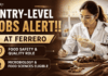 Apply for Ferrero Careers Quality Laboratory Specialist Role. Entry-Level Microbiology and Food Tech Jobs in the FMCG industry.