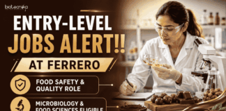 Entry Level Microbiology Jobs at Ferrero | Applications Open Apply for Ferrero Careers Quality Laboratory Specialist Role. Entry-Level Microbiology and Food Tech Jobs in the FMCG industry.