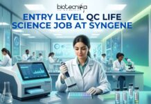 Entry Level QC Life Science Job at Syngene in Bangalore | Apply Online Here Entry Level QC Life Science Job at Syngene | Apply Online Here