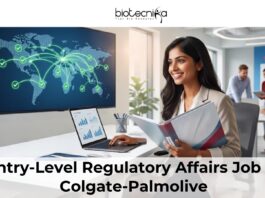 Entry-Level Regulatory Affairs Job at Colgate-Palmolive | Life Science Graduates Apply Now! Entry-Level Regulatory Affairs Job at Colgate-Palmolive Life Science Graduates Apply Now!