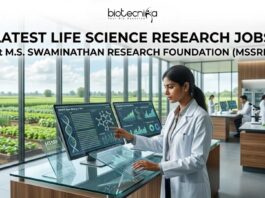 Explore the Latest Life Science Research Jobs at MSSRF | Apply Online Here Explore the Latest Life Science Research Jobs at MSSRF Apply Online Here