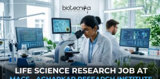 Life Science Research Job at MACS – Agharkar Research Institute Recruitment | Apply Now Life Science Research Job at MACS - Agharkar Research Institute Recruitment | Apply Now